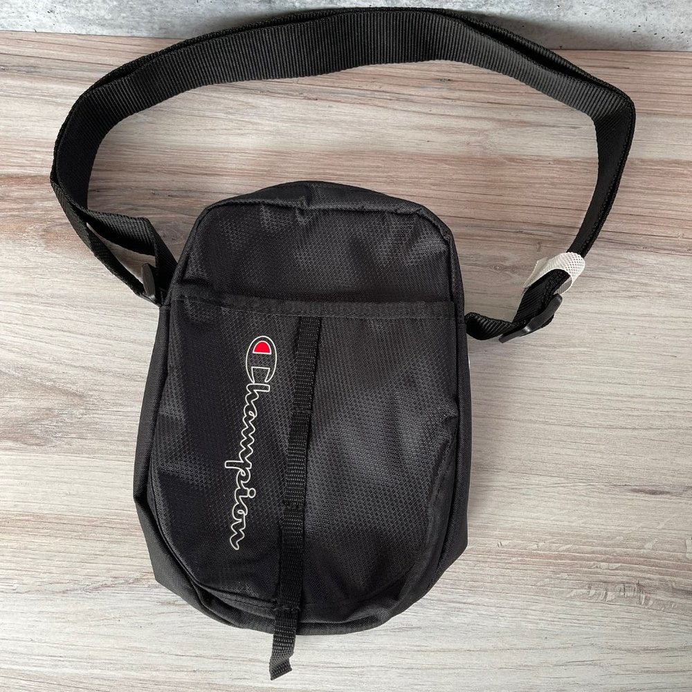 Champion Center Crossbody Bag, Script Logo